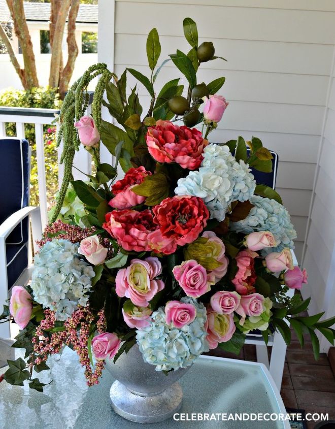 30 mesmerizing ways to decorate with artificial flowers, Pair Them With Real Flowers