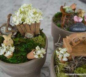 30 mesmerizing ways to decorate with artificial flowers, Create Your Own Heavenly Fairy Garden