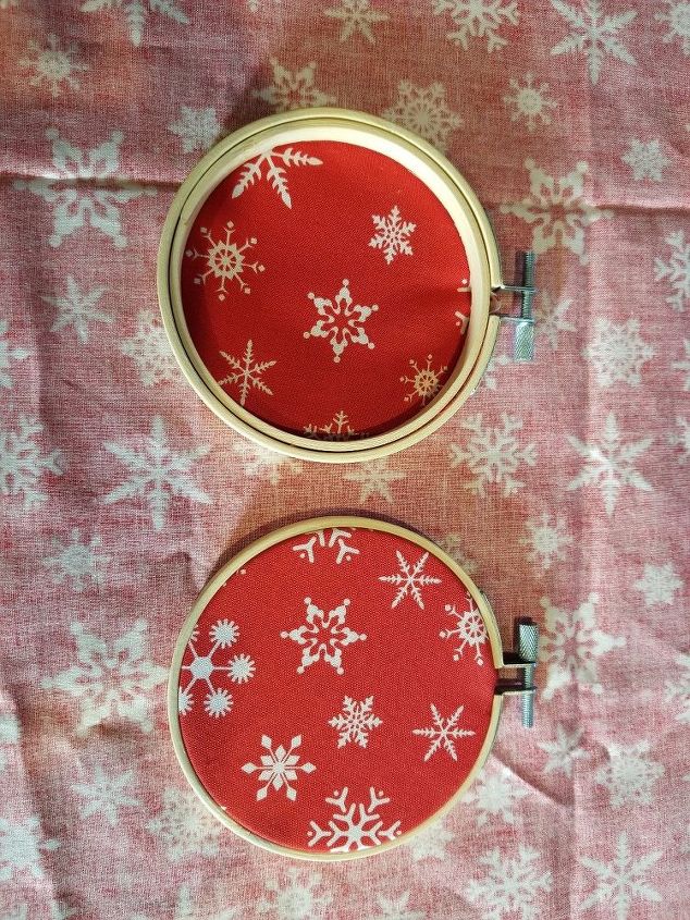 Diy embroidery hoop christmas tree ornaments  hometalk Diy embroidery hoop christmas tree ornaments  hometalk
