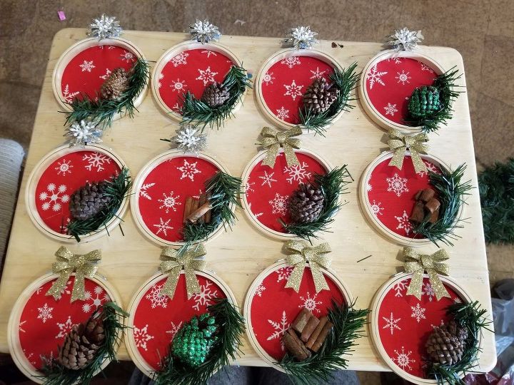 embroidery hoop christmas ornaments