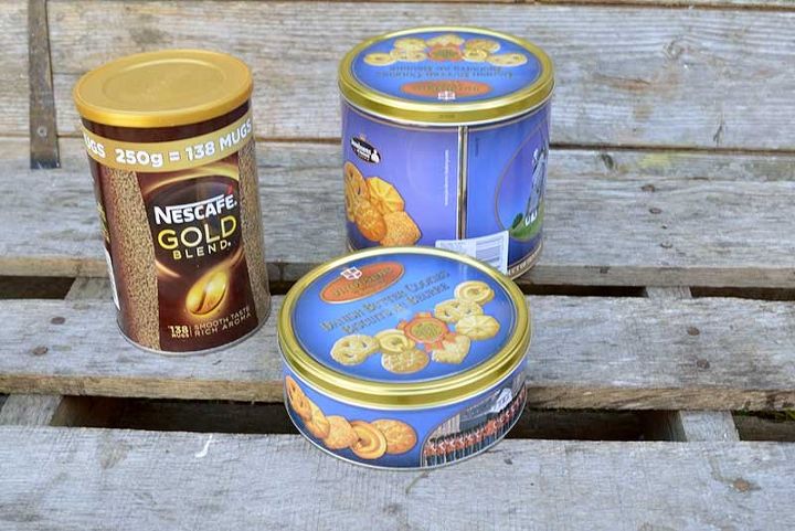 from ugly to glam upcycled cookie tins