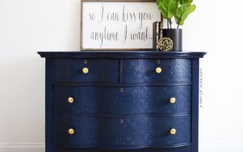 The Peacoat Dresser With Textured Drawers