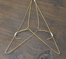 diy christmas tree from wire hangers