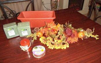 Centro de mesa DIY para el otoño/acción de gracias
