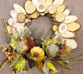 quick and easy diy fall craft using log slices