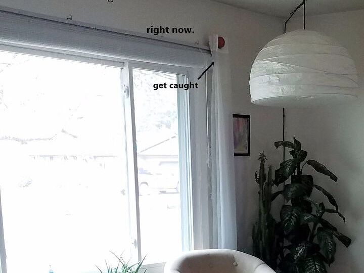 q how can i hook up a single curtain panel