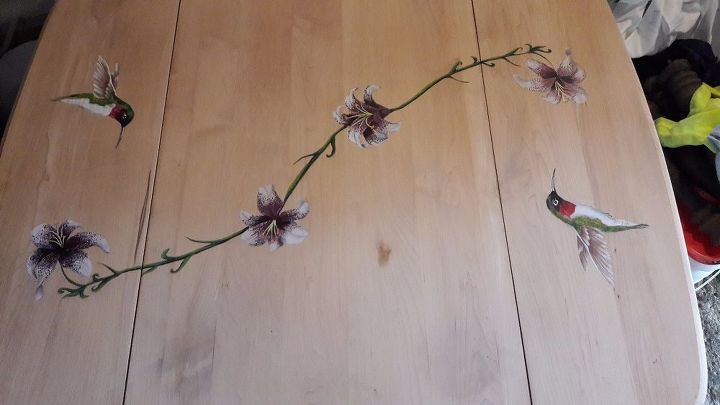 drop leaf table get s real makeover