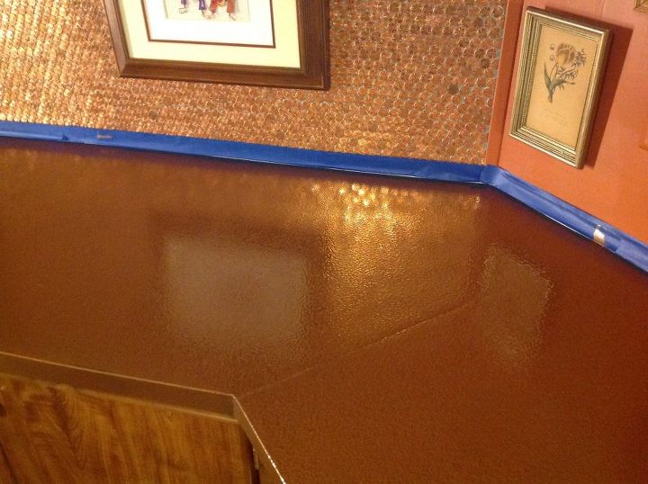 q i need backsplash color suggestions to go with copper countertop