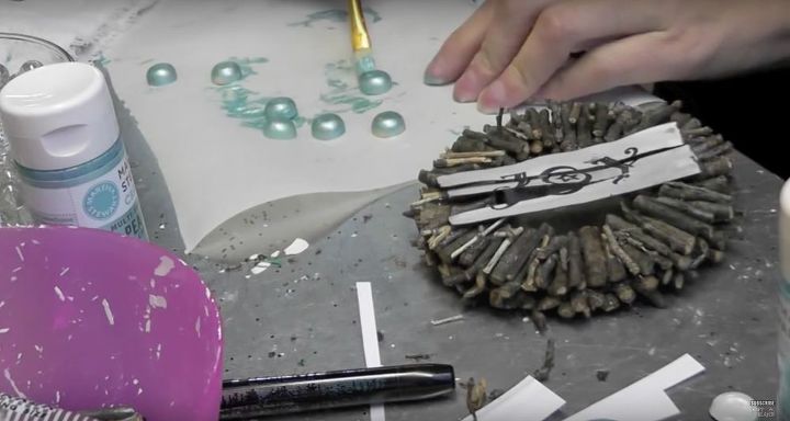 tutorial de enfeites de guirlanda de galhos artesanato de natal craft klatch