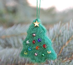 needle felted essential oil diffuser ornament