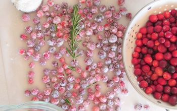 Rosemary and Sugared Cranberry Christmas Cake Hack