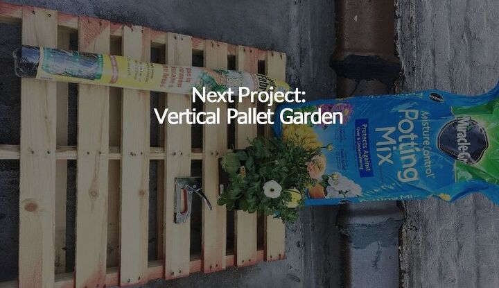 s 3 fantastic step by step ideas what to do with pallets, Spruce Up Any Drab Space With A Small Garden