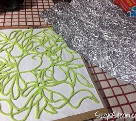 how to emboss with aluminum foil