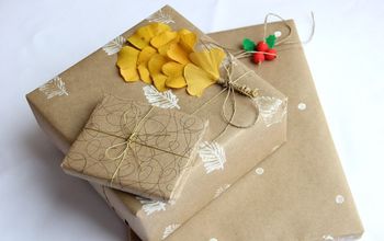 3 Adorables ideas de papel de regalo DIY