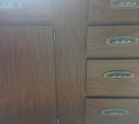 can you paint 70s style wood grain laminate cabinets