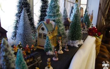 Landscaping Your Christmas Village for Cheap!