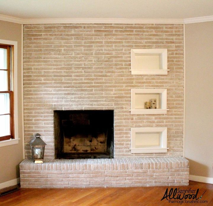 s 12 cozy fireplaces to build for your love minus the expense, Retouch Grout And Bricks