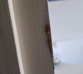 how to fix a crack in a door frame
