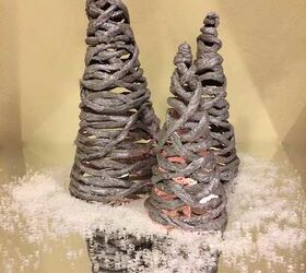 concrete cone christmas trees