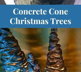 concrete cone christmas trees