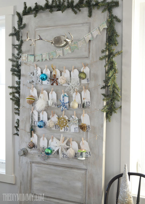 s 25 advent calendar ideas that are so cute, A Daily Ornament Advent Calendar