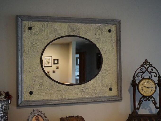 Frame My Oval Shaped Bathroom Mirrors, How To Frame An Oval Mirror Diy