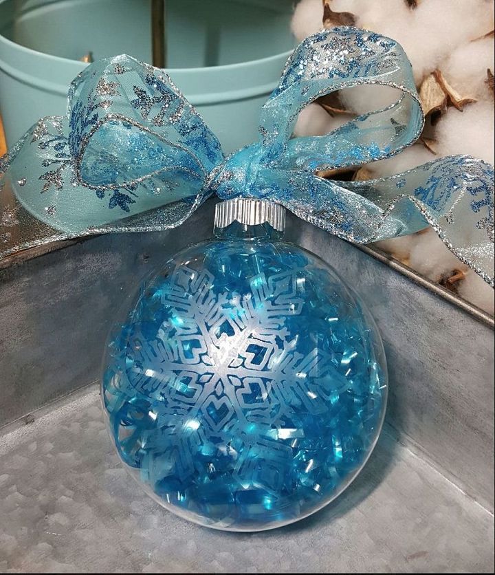 glass etching an ornament and glass block