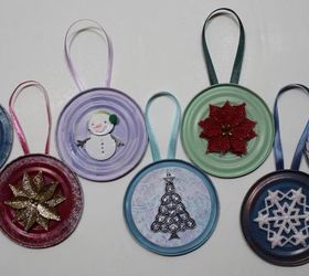 s 26 adorable ornament ideas to get you really excited for christmas, The Tin Can Lid Ornament