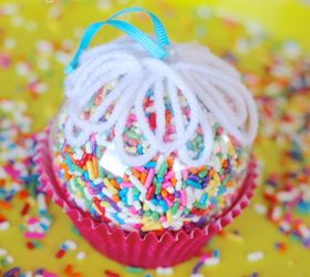 s 26 adorable ornament ideas to get you really excited for christmas, The Sprinkled Cupcake Ornament