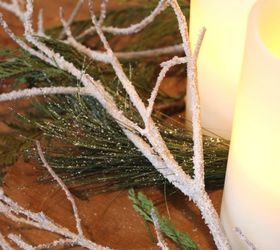 s make your home a winter wonderland with these stunning ideas, Sparkling Iced Winter Branches