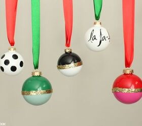 Haz estos adornos de imitación de Kate Spade para tu árbol de Navidad
