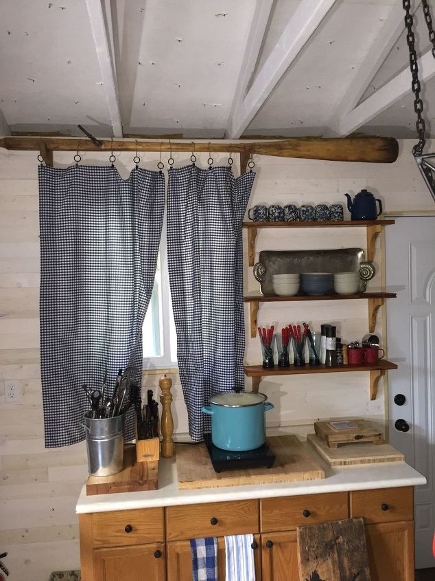 bathroom vanity becomes cottage kitchen