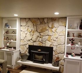 q i would like to update our stone fireplace can y uou give me any ideas