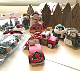 easy red truck diy christmas centerpiece