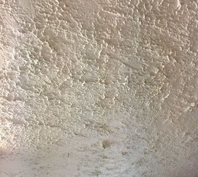 how do you smooth out a rough ceiling thicker than a popcorn ceiling