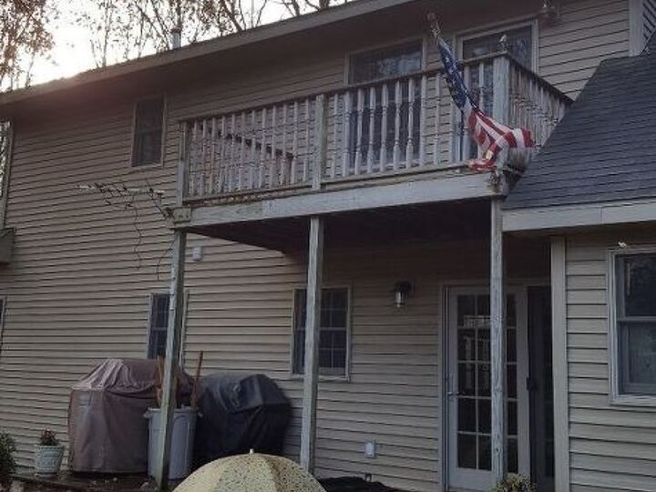 q second story deck help