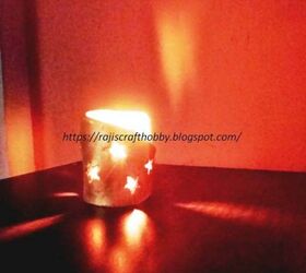 diy clay votive candle holder
