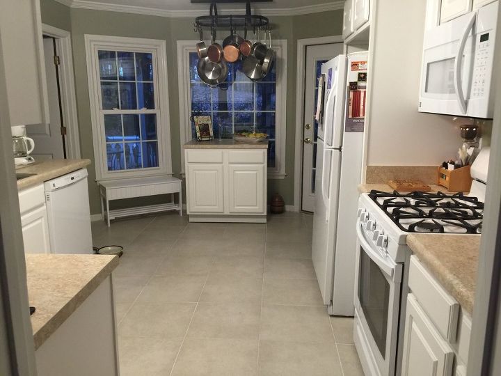 q can ceramic kitchen floor tile be painted with success