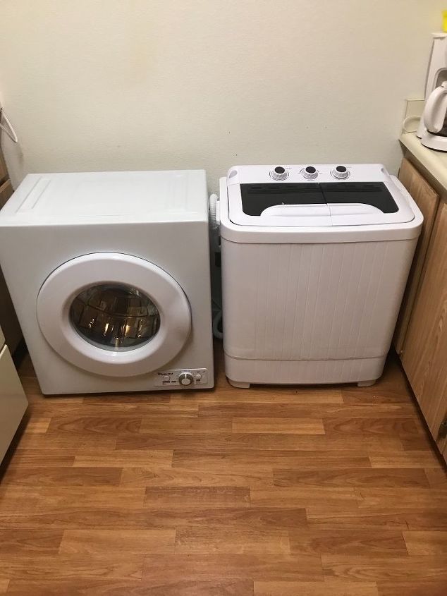 q i just want a shelf over this washer on the