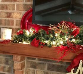 how to create a gorgeous holiday mantle on the cheap
