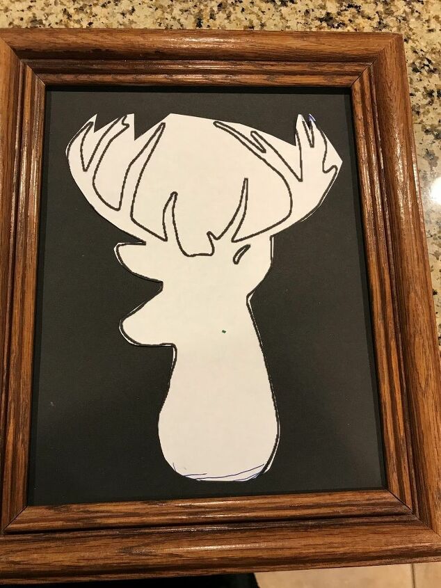 studded deer silhouette