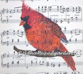 paint on vintage sheet music a tutorial