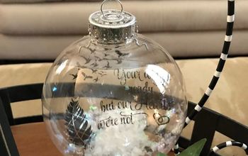 Memorial Floating Christmas Ornament