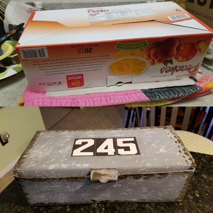 caja de carton para alimentos para resolver el desorden de la encimera