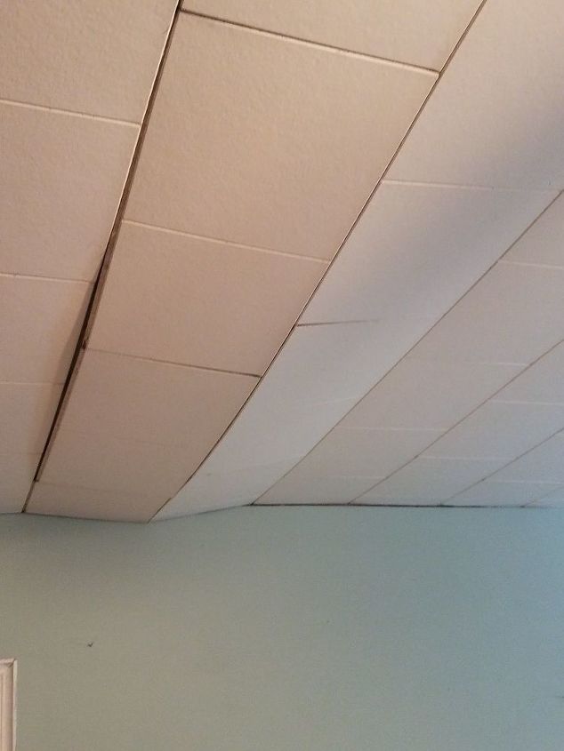 is it possible to repair our sagging ceiling tiles and if so how