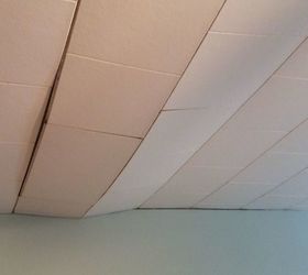 Is it possible to repair our sagging ceiling tiles and, if ...