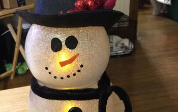 Fish Bowl Snowman