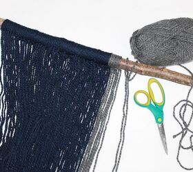 diy yarn hanging to cozy up your winter decor