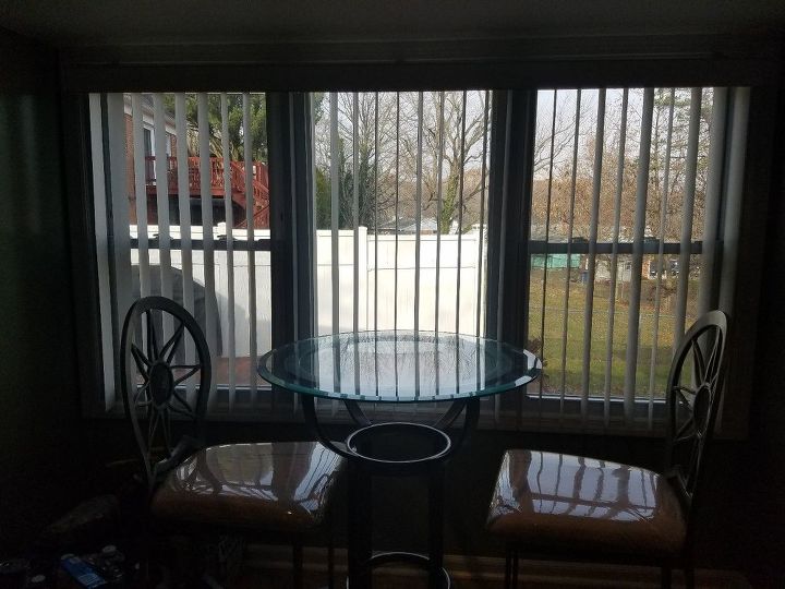 q what to replace my kitchen window treatment with
