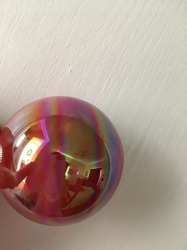bola de navidad de cristal divertida